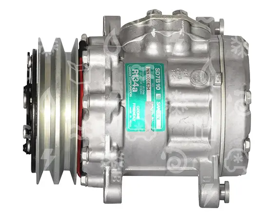 kompresor SANDEN 7B10 model 7170, OEM 0.007.7197.4, MASSEY FERGUSO